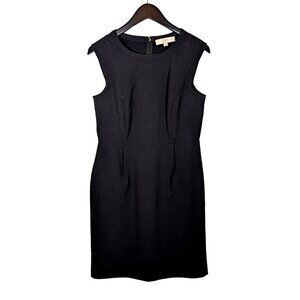 Ann Taylor LOFT Sleeveless Stretch Tank Little Black Dress Sheath POCKETS Size 4